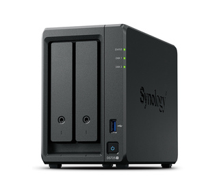 Synology DiskStation DS725+ serveur de stockage NAS Ryzen Embedded R1600 4 Go DDR4 0 To Noir