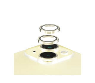 PanzerGlass  Hoops Yellow Camera Lens Protector iPhone 15 | 15 Plus Protection d'écran transparent Apple 1 pièce(s)