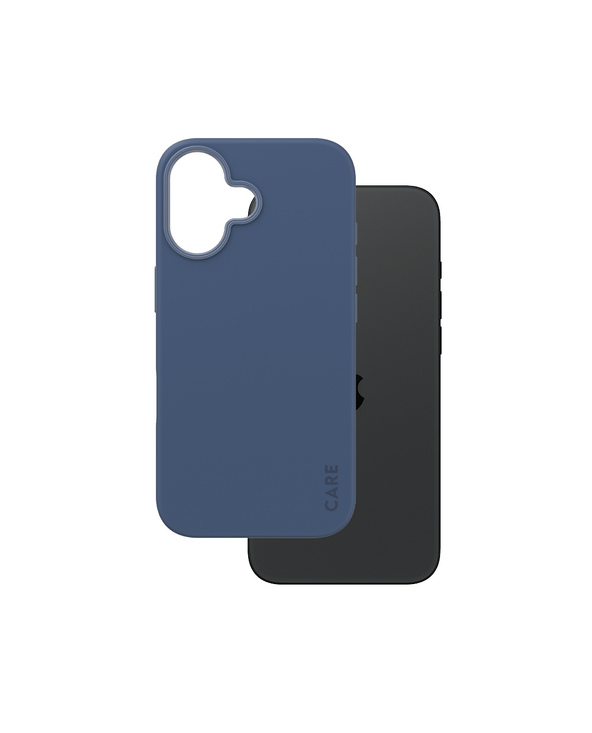 PanzerGlass CARE by  Fashionable Case Blue w. MagSafe iPhone 16 coque de protection pour téléphones portables Housse Bleu