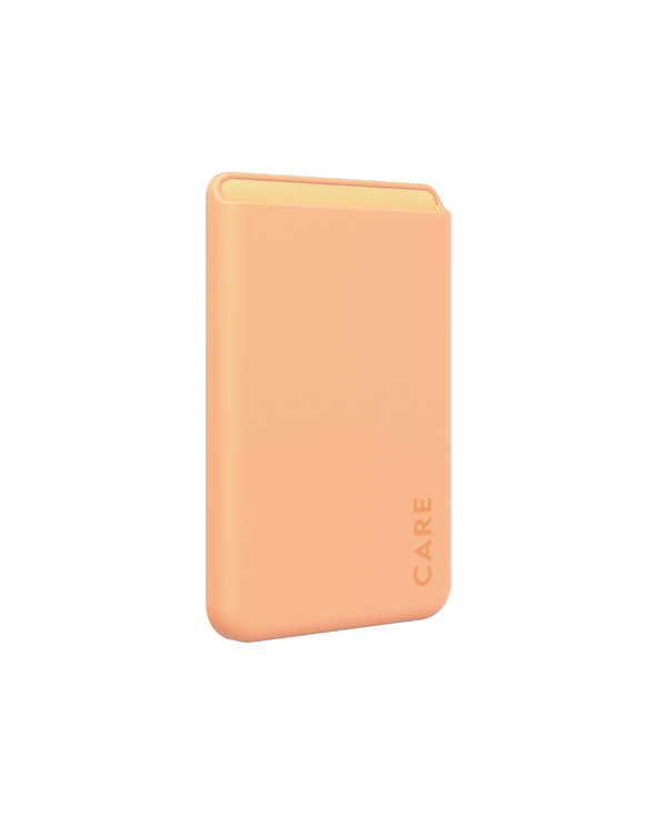PanzerGlass CARE by  Fashionable Card Holder Peachy iPhone coque de protection pour téléphones portables Housse Transparent