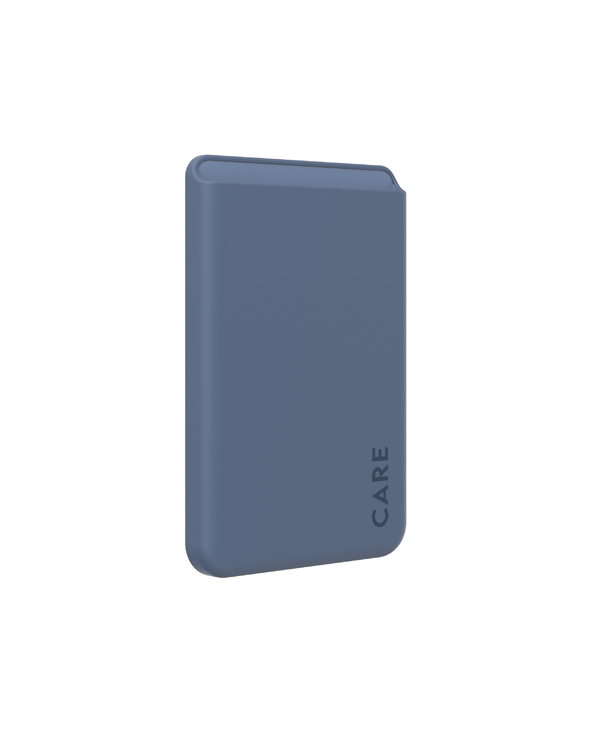 PanzerGlass CARE by  Fashionable Card Holder Blue iPhone coque de protection pour téléphones portables Housse Transparent