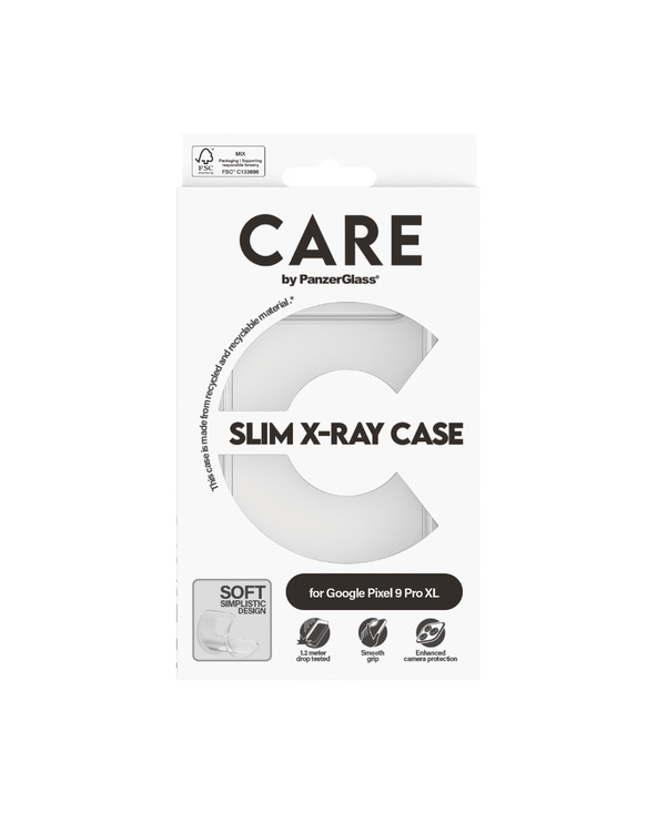 PanzerGlass CARE by  Fashionable Case Transparent X-Ray Soft Basic Google Pixel 9 Pro XL coque de protection pour téléphones por
