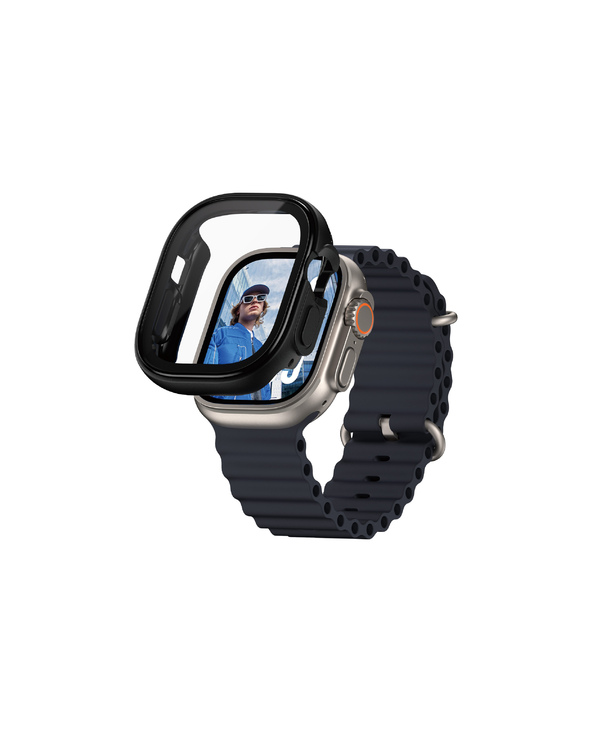 PanzerGlass  Screen Protector Snappie Full Body Bulky Black Apple Watch Ultra 2 Protection d'écran transparent 1 pièce(s)