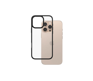PanzerGlass  HardCase Transparent w. Black Frame iPhone 16 Pro Max coque de protection pour téléphones portables Housse