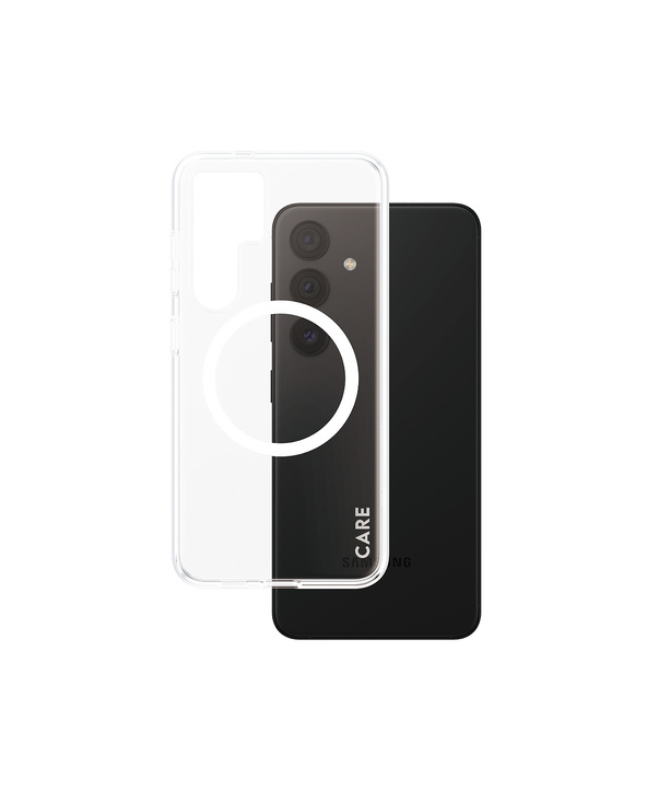 PanzerGlass CARE by  Flagship Case Transparent Urban Combat w. White Qi Compatible Samsung Galaxy S24 coque de protection pour t