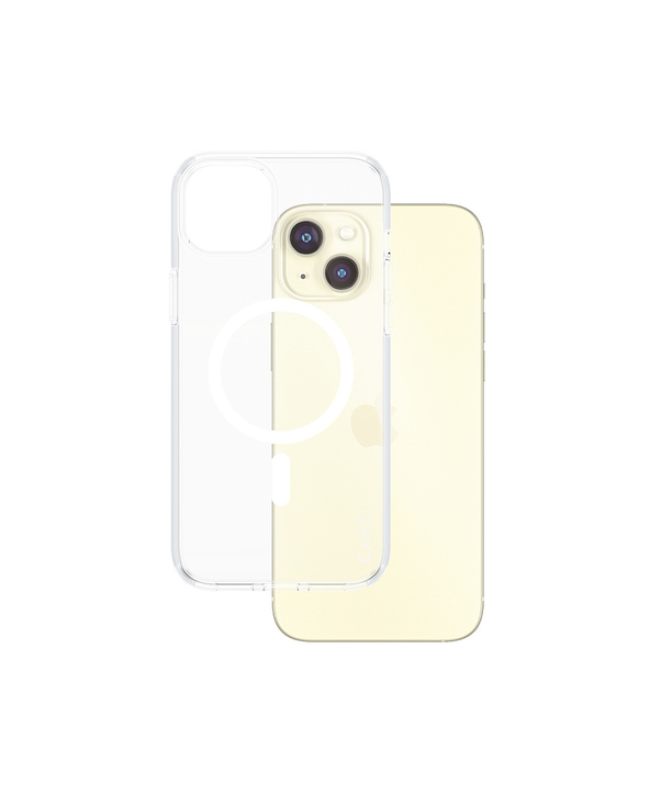 PanzerGlass CARE by  Flagship Case Transparent Urban Combat w. White MagSafe iPhone 15 Plus coque de protection pour téléphones 