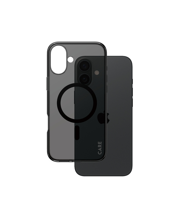 PanzerGlass CARE by  Flagship Case Smokey Urban Combat w. Black MagSafe iPhone 16 Plus coque de protection pour téléphones porta
