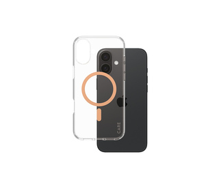 PanzerGlass CARE by  Flagship Case Transparent Urban Combat w. Peachy MagSafe iPhone 16 Plus coque de protection pour téléphones