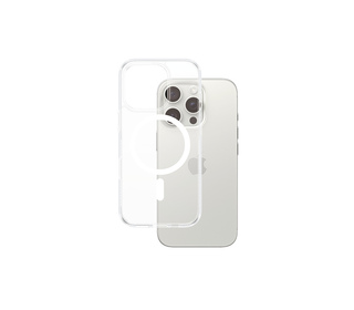 PanzerGlass  HardCase Transparent w. White MagSafe iPhone 16 Pro coque de protection pour téléphones portables Housse