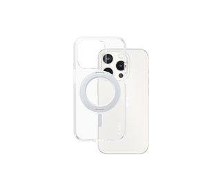 PanzerGlass CARE by  Feature Case Transparent w. Silver Kickstand & MagSafe iPhone 15 Pro coque de protection pour téléphones po
