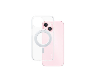 PanzerGlass CARE by  Feature Case Transparent w. Silver Kickstand & MagSafe iPhone 15 coque de protection pour téléphones portab