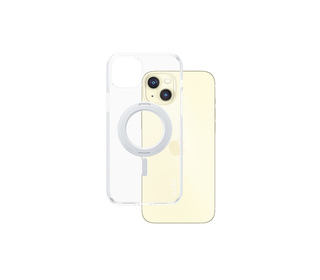 PanzerGlass CARE by  Feature Case Transparent w. Silver Kickstand & MagSafe iPhone 15 Plus coque de protection pour téléphones p