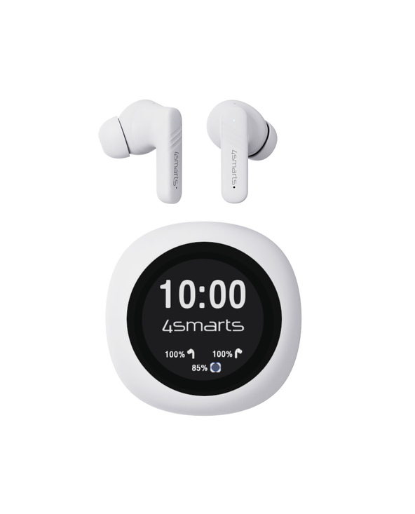 4smarts SkyBuds Pro Casque True Wireless Stereo (TWS) Ecouteurs Appels/Musique/Sport/Au quotidien USB Type-C Bluetooth Blanc