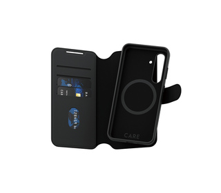 PanzerGlass CARE by  Feature Case Tango Two-in-One Wallet w. Qi Compatible Samsung Galaxy S24 coque de protection pour téléphone