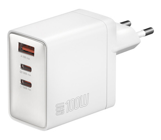 4smarts 542100 chargeur d'appareils mobiles Universel Argent, Blanc Secteur Charge rapide Intérieure