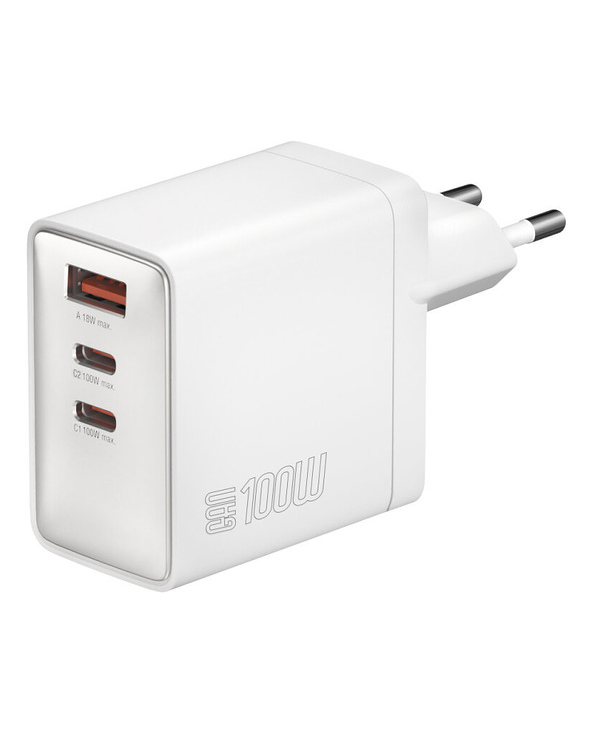 4smarts 542100 chargeur d'appareils mobiles Universel Argent, Blanc Secteur Charge rapide Intérieure