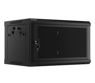 Lanberg WF01-6406-23B étagère 6U Rack monté sur le mur Noir