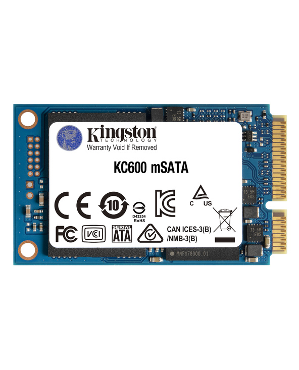 Kingston Technology SSD KC600 SATA3 mSATA de 256 Go