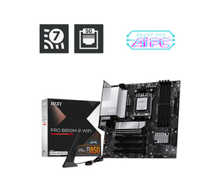 MSI PRO B850M-P WIFI AMD B850 Emplacement AM5 micro ATX