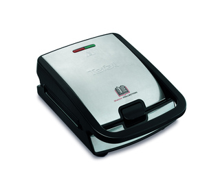Tefal Snack Collection SW852D gaufrier et appareil à croque-monsieur 700 W Noir, Acier inoxydable