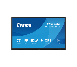 iiyama TE7512MIS-B4AG Écran d'affichage dynamique Écran plat de signalisation numérique 165,1 cm (65") LCD Wifi 400 cd/m² 4K Ult