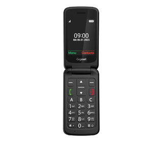 Gigaset GL595 7,11 cm (2.8") 114 g Noir Téléphone pour seniors