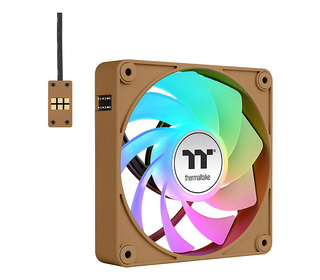 Thermaltake CT120 EX Reverse ARGB Sync PC Boitier PC Ventilateur 12 cm Marron, Sable 3 pièce(s)