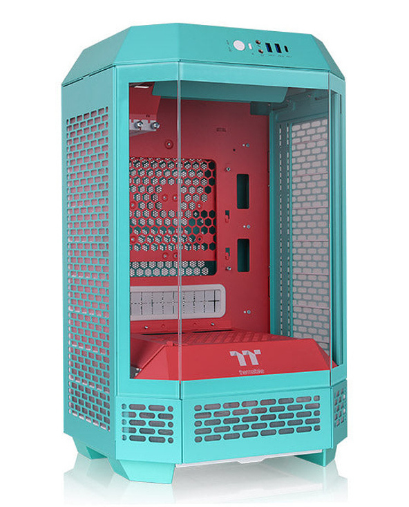 Thermaltake The Tower 250 Mini Tower Couleur menthe, Rouge