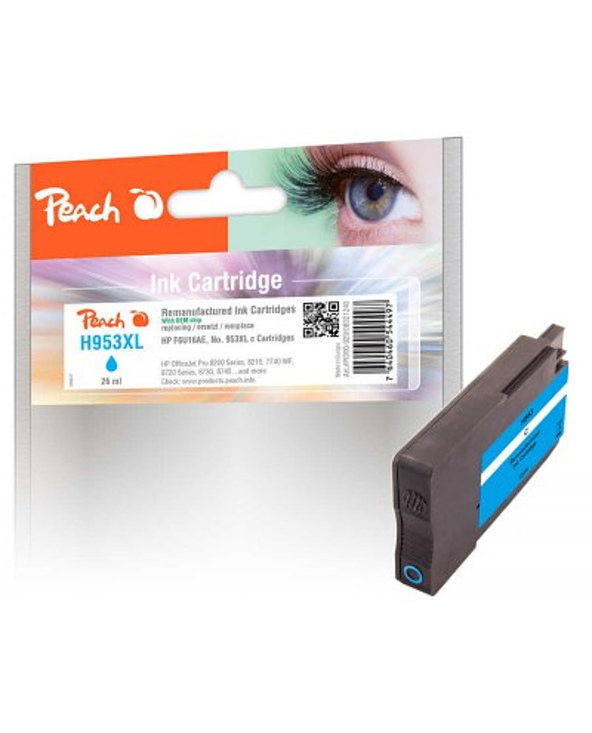 Peach PI300-929 cartouche d'encre 1 pièce(s) Compatible Rendement élevé (XL) Bleu