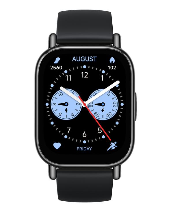 Xiaomi Redmi Watch 5 Lite 4,98 cm (1.96") AMOLED 48 mm Numérique 410 x 502 pixels Écran tactile Noir GPS (satellite)