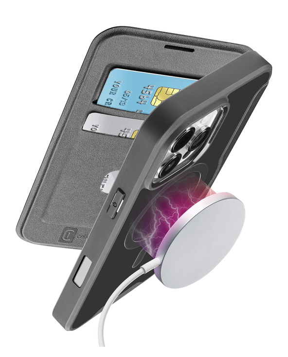 Cellularline 8018080483820 coque de protection pour téléphones portables 17,5 cm (6.9") Folio Noir