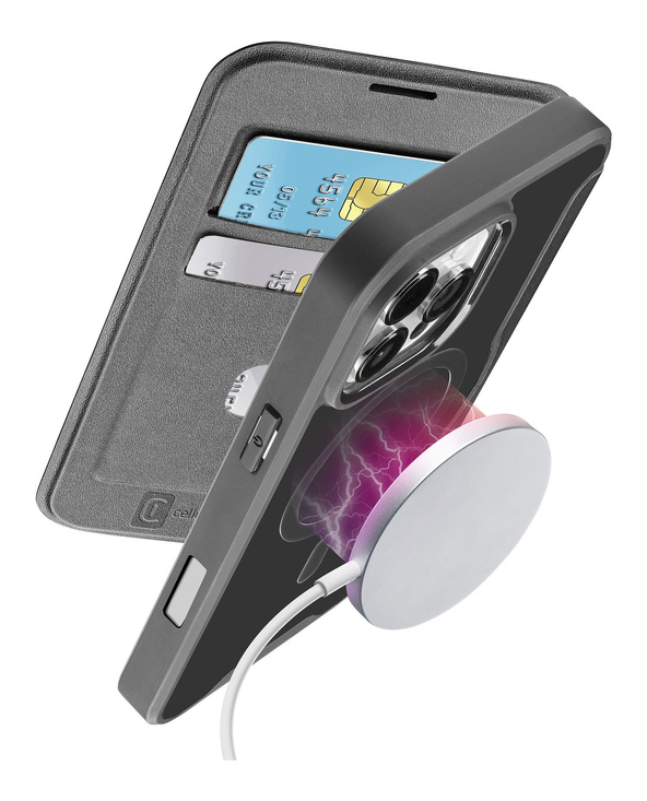 Cellularline 8018080483813 coque de protection pour téléphones portables 16 cm (6.3") Folio Noir