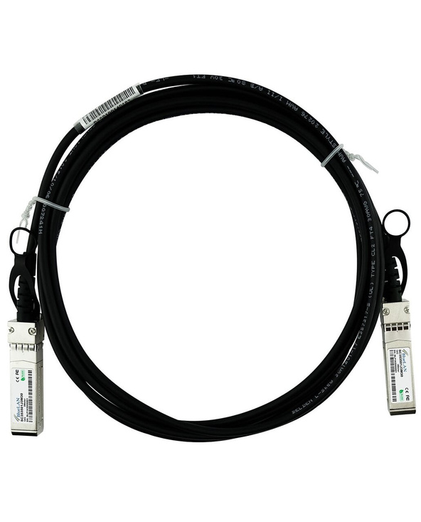 BlueOptics R9D20A-BL câble InfiniBand et à fibres optiques 3 m SFP+ Noir, Argent