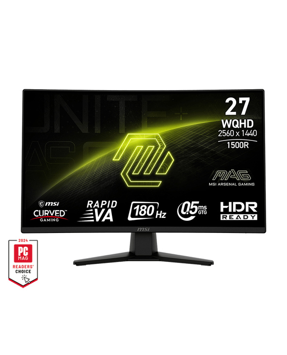 MSI MAG 274CQFDE 27" Wide Quad HD 0,5 ms Noir