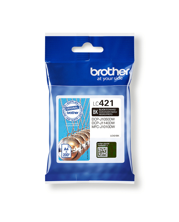 Brother LC421BK - Cartouche d'encre originale - Noire