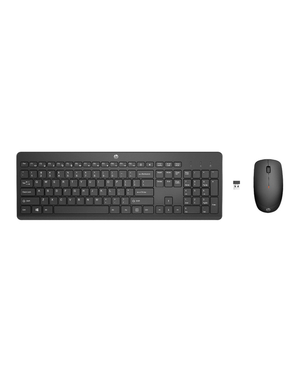 HP 230 WL MOUSE+KB COMBO FR clavier Souris incluse Bureau RF sans fil Noir