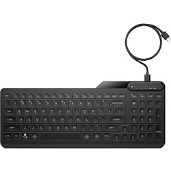 HP STORE 3PL clavier Bureau USB Noir