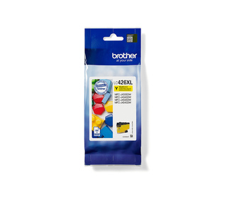 Brother LC426XLY - Cartouche d'encre XL transparente et durable - jaune