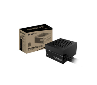 GIGABYTE P550SS Bloc d'Alimentation - PCIe 5.0, 80 PLUS Silver, Ventilateur 120 mm, Compatible ATX 3.0, Prise EU