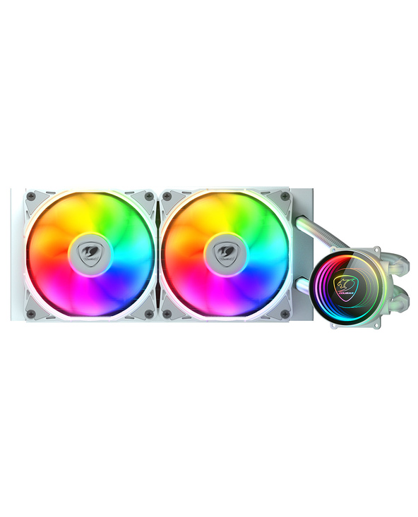 COUGAR Gaming Poseidon Elite ARGB 240 Boitier PC Refroidisseur de liquide tout-en-un Blanc