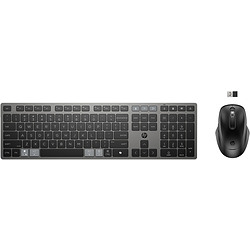 HP STORE 3PL clavier Souris incluse Bureau RF sans fil + Bluetooth Noir