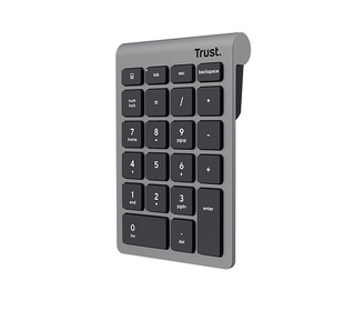 Trust Xalas clavier numérique PC portable/de bureau RF sans fil Argent