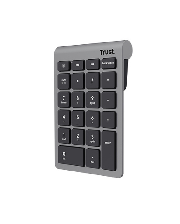 Trust Xalas clavier numérique PC portable/de bureau RF sans fil Argent