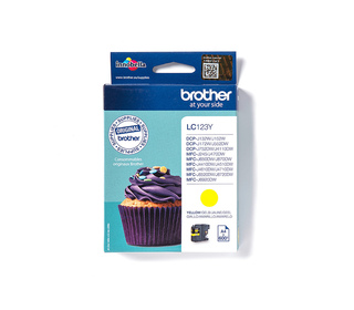 Brother LC123Y - Cartouche d'encre originale – Jaune