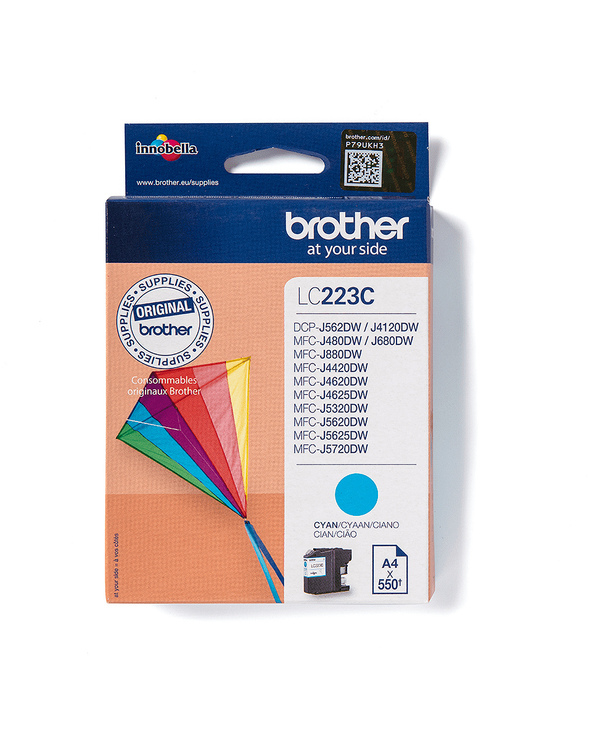 Brother LC223C - Cartouche d'encre originale – Cyan