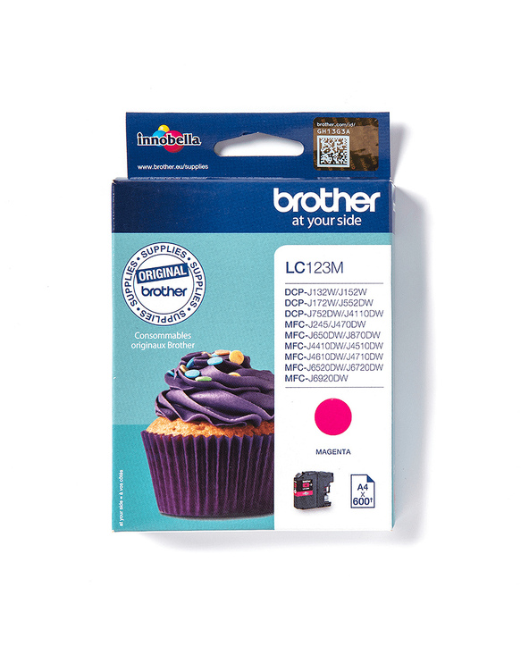 Brother LC123M - Cartouche d'encre originale – Magenta