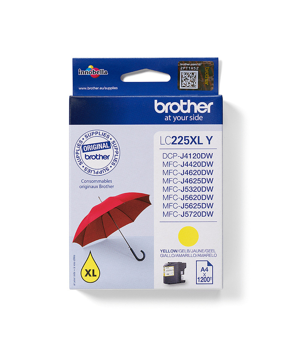 Brother LC225XLY - Cartouche d'encre originale - Jaune
