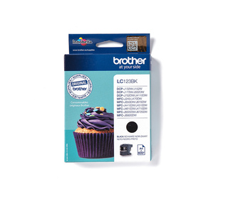 Brother LC123BK - Cartouche d'encre originale – Noir