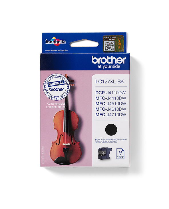 Brother LC127XLBK - Cartouche d'encre originale à haut rendement – Noir