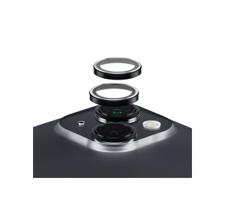 PanzerGlass  Hoops Black Camera Lens Protector iPhone 15 | 15 Plus Protection d'écran transparent Apple 1 pièce(s)